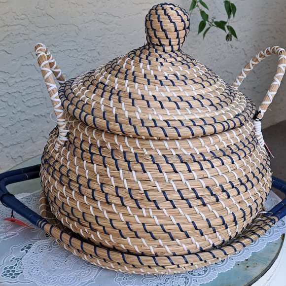 Opal House | Accents | New Opal House Large Snake Charmer Basket With